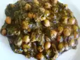 Receta Espinacas con garbanzos
