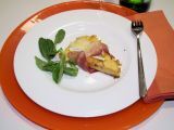 Receta Polenta al horno con bacon y brie (concurso cocina italiana)