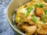 Receta Oyakodon - pollo con arroz