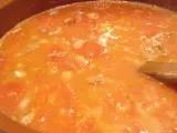 Receta Fagioli borlotti in salsa piccante (alubias pintas en salsa picante)