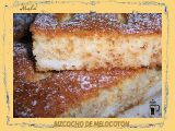 Receta Bizcocho de melocoton y miel