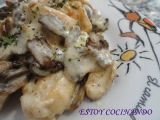 Receta Pollo con champiñón y orégano