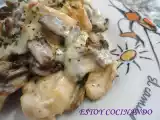 Receta Pollo con champiñón y orégano