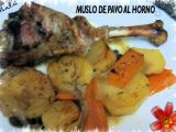 Receta Muslos de pavo al horno