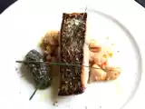 Receta Suprema de corvina salvaje, risotto de chipirón y ali-oli de tinta