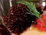 Receta Caviar de vino tinto