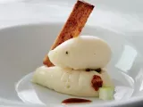 Receta Cremoso de mascarpone con helado de manzana verde