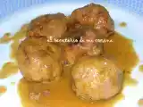 Receta Albondigas en salsa de pimientos verdes