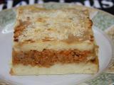 Receta Pastel de soja texturizada y patata con calabaza