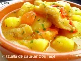 Receta Cazuela de patatas con rape