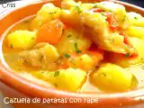 Receta Cazuela de patatas con rape