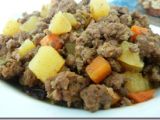 Receta Carne molida con vegetales