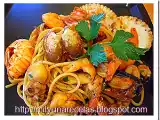Receta Spaghetti allo scoglio