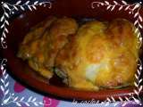 Receta Calabacines rellenos de pollo con huevo