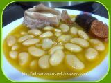 Receta Judiones de la granja con oreja de cerdo y sin ella ( olla gm d)