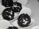 Receta Trufas de queso de cabra con corazón de manzana.
