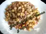 Receta Garbanzos con bacon y setas