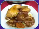Receta Pollo con niscalos horno turbo conveccion