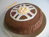 Receta Tarta neumático volkswagen