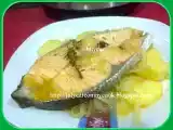 Receta Salmón con patatas albahaca y tomillo fresco olla gm d
