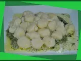 Receta Ñoquis de patata con salsa pesto