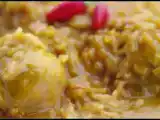 Receta Pollo con arroz caldoso a la naranja y aroma de jengibre