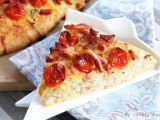 Receta Focaccia de tomates cherry y bacon