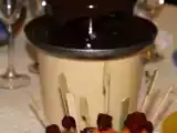 Receta Fondue de chocolate y galletas