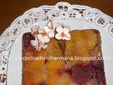 Receta Tarta invertida de ciruelas