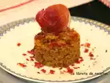Receta Arroz con foie y alcachofas con peineta de jamón