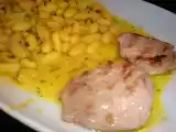 Receta Alubias o judías blancas aliñadas y solomillo de cerdo