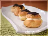 Receta Profiteroles rellenos de crema