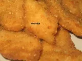 Receta Lagrimitas de pollo empanadas con cacahuetes y queso