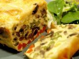 Receta Terrina de verduras, con queso provola y champiñones