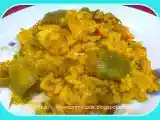 Receta Arroz con bacalao y verduras olla gm d
