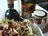 Receta Ensalada casi verde con aderezo de miel y balsámico