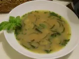 Receta Sopa de ajo y calabacín