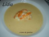 Receta Crema de gambas