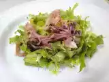 Receta Ensalada templada de chopitos