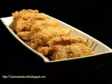 Crujientes de pollo oriental con sésamo