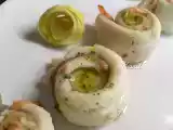 Receta Rollitos de lenguadina rellenos de salmón