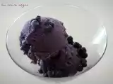 Receta Helado de arandanos