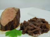 Receta Solomillo de cerdo con cebolla al vino tinto