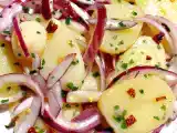 Receta Cebiche de patatas y cebolla