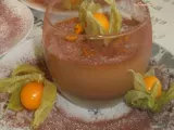 Receta Mousse de chocolate-naranja-physalis / mousse au chocolat-orange-physalis