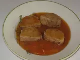 Receta Solomillo de cerdo con salsa de albaricoque