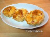 Receta Mini quiché lorraine light