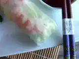 Receta Rollitos de primavera frescos, y muy ligeros...para recuperarse!.