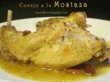 Receta Conejo guisado a la mostaza