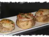Receta Champiñones con jamón y bacon